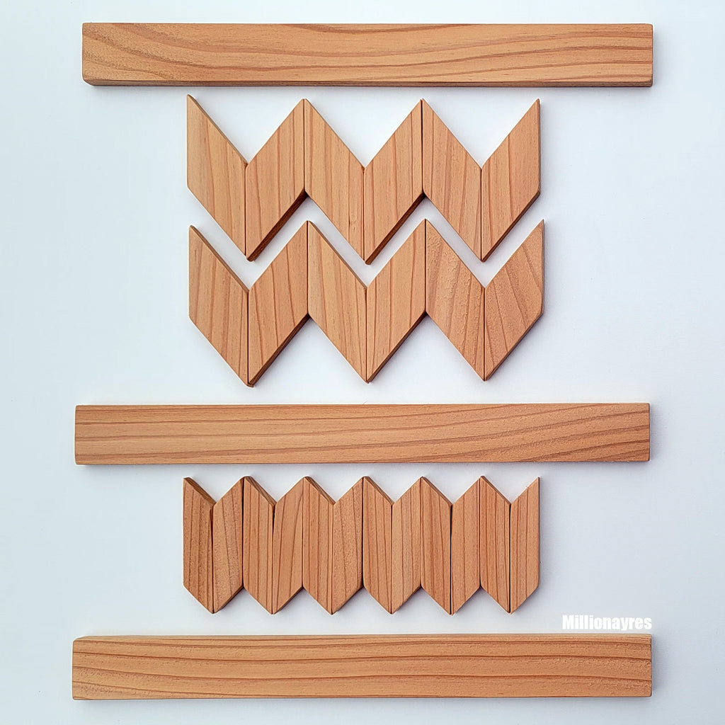 Cedar Snowflake DIY Kit - 14 inch