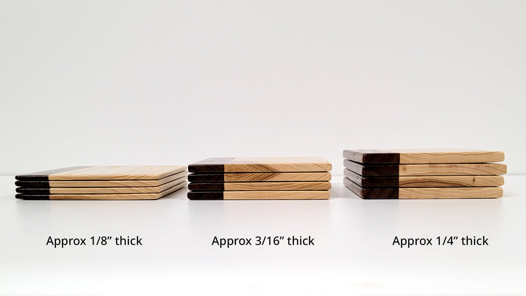 Walnut & Hickory Coasters