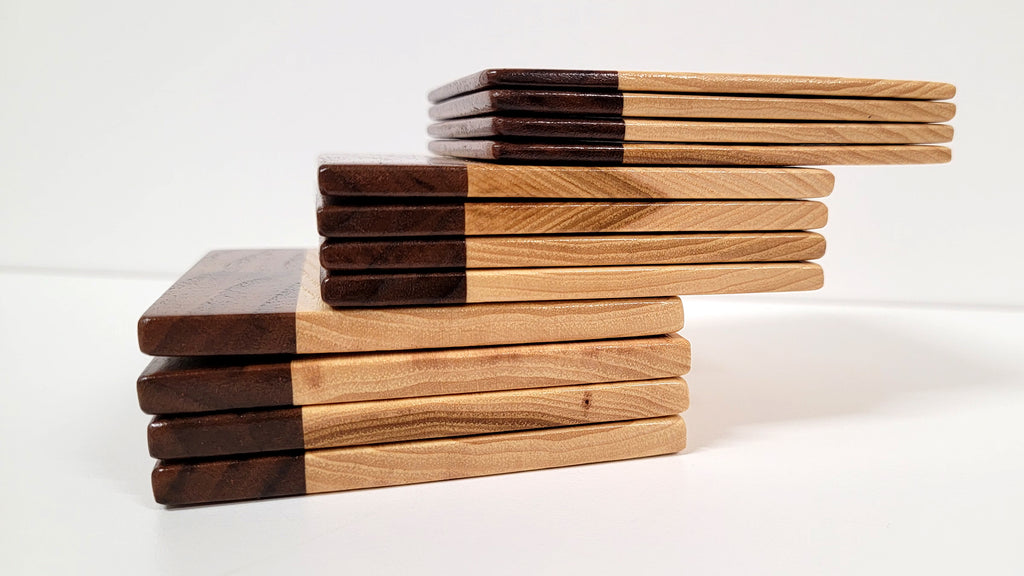 Walnut & Hickory Coasters