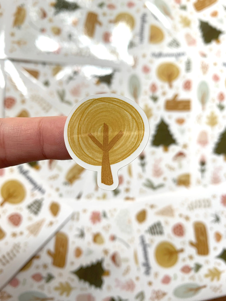 Woodland Flora Sticker Sheet