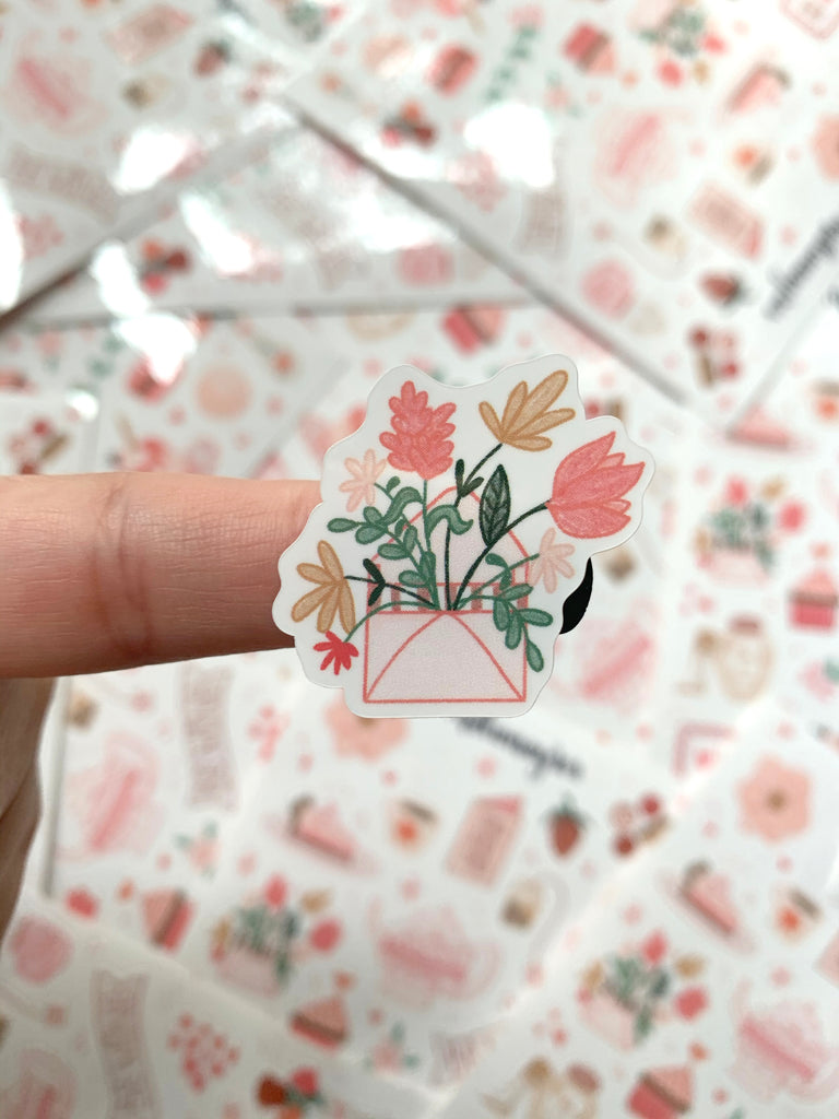 Valentine Tea Sticker Sheet