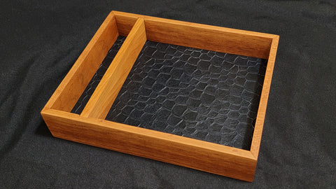 Dice Tray with Removeable Vault - Cherry