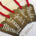 Personalized Christmas Stocking Name Tags