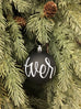 Personalized Christmas Ornament |  Hand lettered